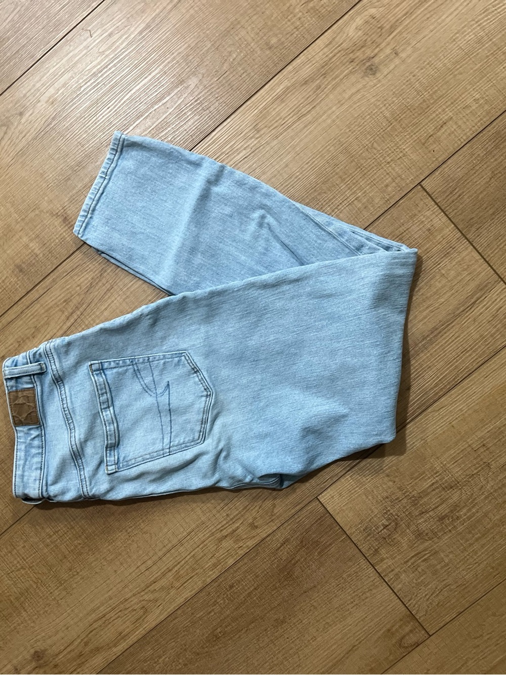 American Eagle Outfitters Light Blue Straight Jeans